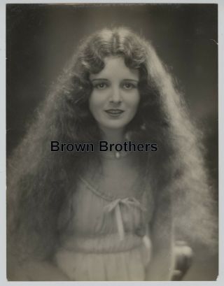 1926 Hollywood Mary Astor Flowing Hair " Don Juan " Oversized Photo By John Ellis