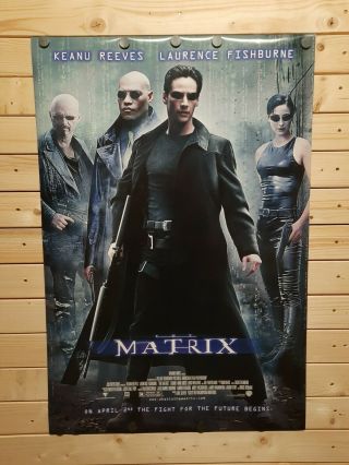 The Matrix (1999) Movie Poster - Rolled - Double - Sided - Extremely Rare