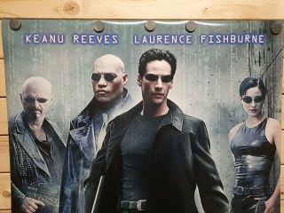THE MATRIX (1999) MOVIE POSTER - ROLLED - DOUBLE - SIDED - EXTREMELY RARE 2
