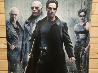 THE MATRIX (1999) MOVIE POSTER - ROLLED - DOUBLE - SIDED - EXTREMELY RARE 3