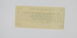 1861 $20 Confederate States of America - Authentic Civil War Bond Note 087 2
