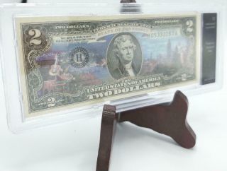 Bradford Exchange 2 Dollar Bill Tennessee Statehood Note Colorized Uncirculated