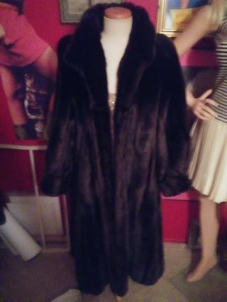 Eartha Kitt Owned & Worn Black Faux Fur Coat From Studio Costumer