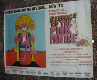 The Pink Panther Movie Poster 45 X 59 Subway Size & 20 Other Posters