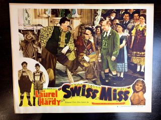 Swiss Miss - Laurel and Hardy (r - 1947) US Title Card Set (x8) Movie Posters 2