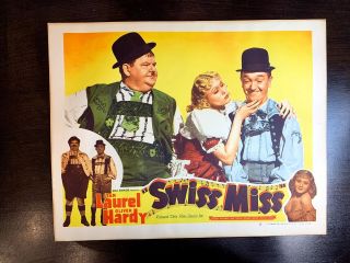 Swiss Miss - Laurel and Hardy (r - 1947) US Title Card Set (x8) Movie Posters 3