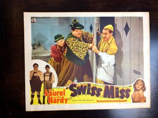 Swiss Miss - Laurel and Hardy (r - 1947) US Title Card Set (x8) Movie Posters 4