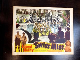 Swiss Miss - Laurel and Hardy (r - 1947) US Title Card Set (x8) Movie Posters 5