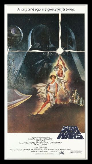 Star Wars ✯ Cinemasterpieces 3sh Movie Poster C9 - C10 Nm - 1977