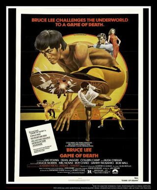 Game Of Death A Bruce Lee 27x40 Us One Sheet Vintage Movie Poster 1972