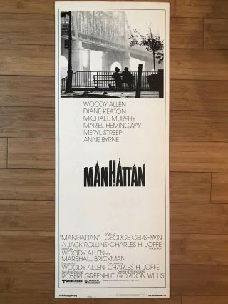 Manhattan Movie Theater Insert Woody Allen 1979