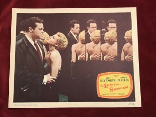 The Lady From Shanghai - Mirror Lobby Card - Welles - Rita Hayworth
