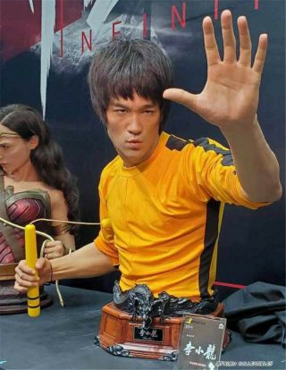 Bruce Lee Bust 1/1 Scale Life Size Resin Model Infinity Studios Pre - Order