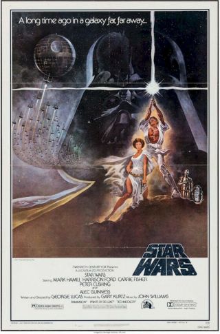 Star Wars Vintage Movie Poster One Sheet 3rd Printing