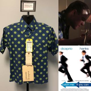 Leonardo Dicaprio’s Screen Worm Shirt From The Film “catch Me If You Can”