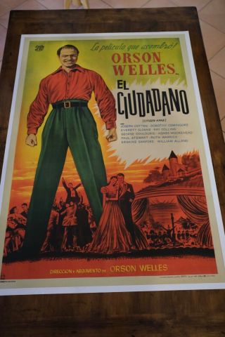 Citizen Kane - Argentinian Film Poster 1940s R