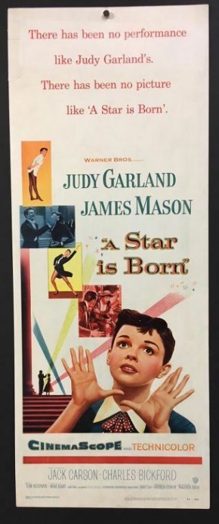 A Star Is Born 1954 Movie Poster Judy Garland - James Mason Hollywood Posters