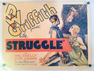 The Struggle (1931) - U.  S.  Half Sheet Movie Poster (22 " X 28 ")