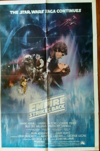 Star Wars: Empire Strikes Back (1980) Us One - Sheet Poster