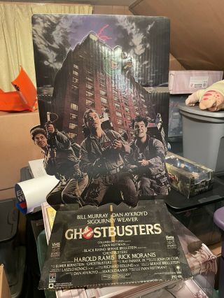 Ghostbuster Counter Top Cardboard Standee Movie Promotional