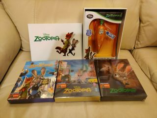 Zootopia Blufans Exclusive Blu - Ray One - Click New/mint/sealed,  013