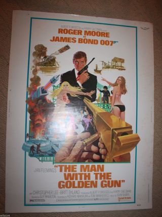 Roger Moore As James Bond In The Man With The Golden Gun Movie Theater