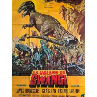 The Valley Of Gwangi Movie Poster - 47x63 In.  - 1969 - Ray Harryhausen