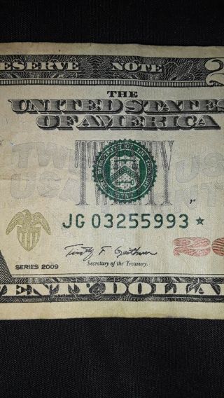 Rare $20 Star Note