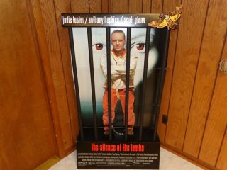The Silence Of The Lambs Movie Promo Stand Up Prop Floor Display Anthony Hopkins