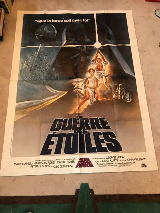 Star Wars La Guerre Des Etoiles French Movie Poster 47 X 63 Large