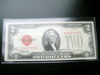 $2 1928 ( (f))  United States Note Choice Xf Note