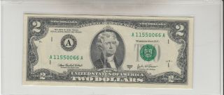 2003 A (a) $2 Two Dollar Bill Federal Reserve Note Boston Fancy 4 Pairs 11550066
