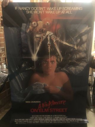 A Nightmare On Elm Street 1984 1 - Sheet Movie Poster 27x41,  Nm/m,  Look