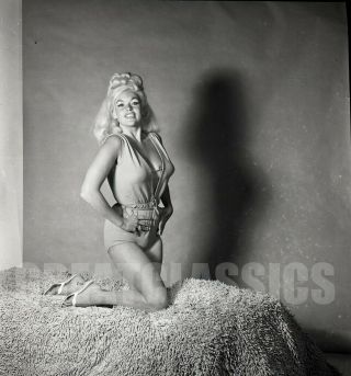 Jayne Mansfield 1960s Breathtaking 2 1/4 Camera Negative Peter Basch