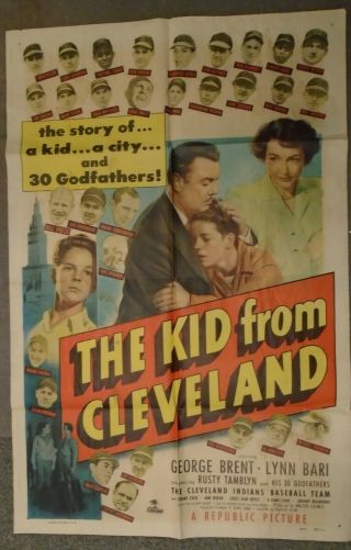 1949 The Kid From Cleveland Movie Poster