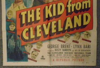 1949 The Kid From Cleveland Movie Poster 4