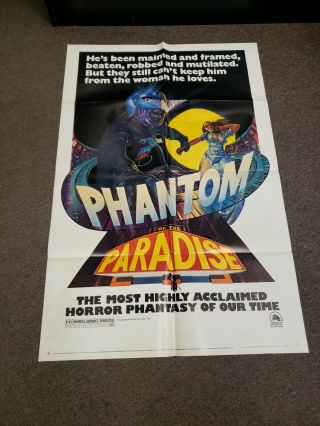 Phantom Of The Paradise 1974 27x41 Movie Poster,  3 Lobby Cards,  Press