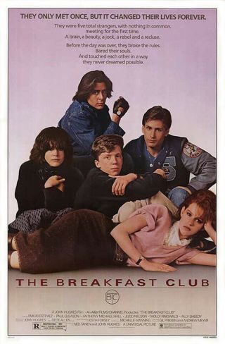 The Breakfast Club (1985) Movie Poster,  Ss,  Near,  Rolled