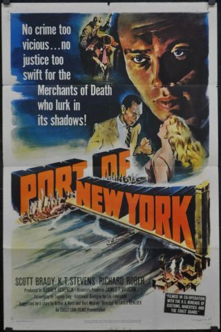 Port Of York 1949 27x41 Movie Poster Scott Brady Richard Rober
