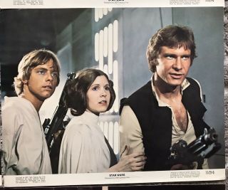 STAR WARS - A HOPE (1977) Complete Set Of Movie Lobby Cards 5