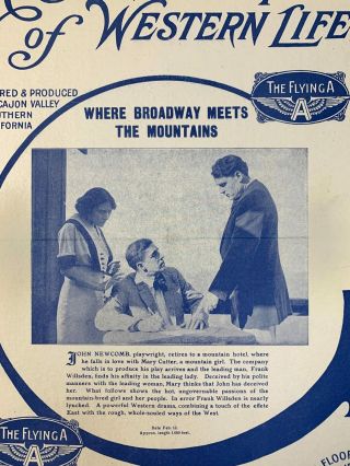 Where Broadway Meets The Mountains - Dir.  Allan Dwan (1912) 10 