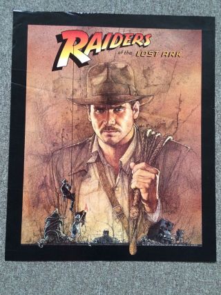 Raiders Of The Lost Ark 1981 Amsel Art Work Poster Lucasfilm