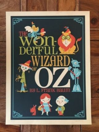 The Wonderful Wizard Of Oz 2011 Movie Poster By Dave Perillo S/n X/55