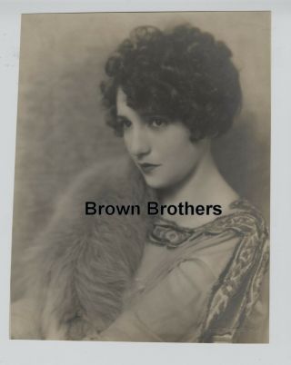 1920s Actress Singer Bebe Daniels Oversized Dbw Photo Blindstamp Edward T Monroe