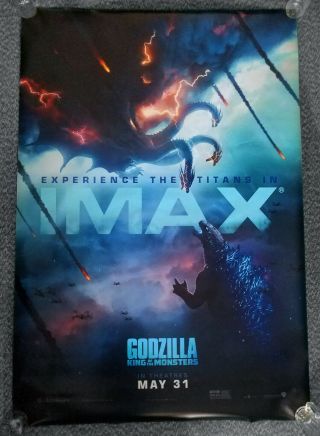 Godzilla: King Of The Monsters 4x6 Ds Imax Bus Shelter Movie Poster