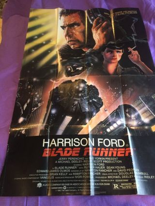 Blade Runner One Sheet Movie Poster Folded