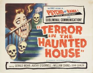 Terror In The Haunted House 1958 U.  S.  Half Sheet Poster