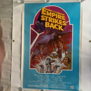 Star Wars Empire Strikes Back 1 Sheet Movie Poster R820180 Rolled