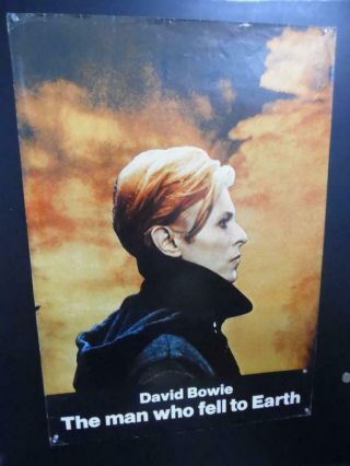 1976 The Man Who Fell To Earth One Sheet Movie Poster David Bowie Rolled Orig.