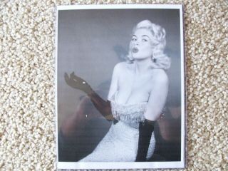 Jayne Mansfield Owned And Worn Elbow Length Gloves And Beaded Purse